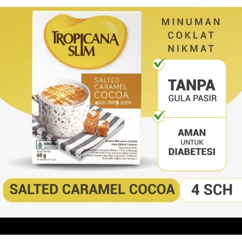 

Tropicana slim salted cocoa 15g × 4 = 60g