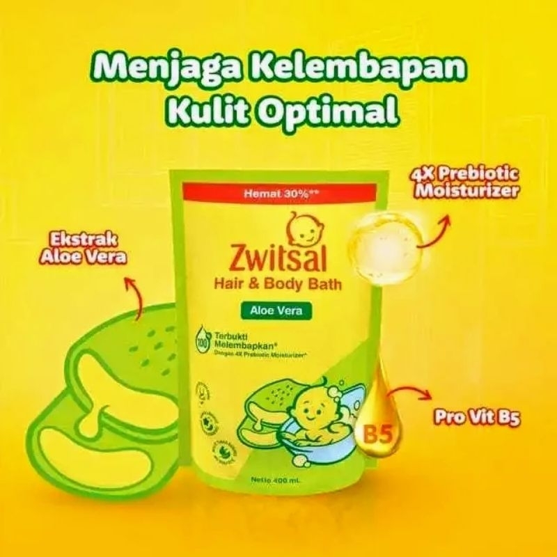 Zwitsal Sabun Mandi Cair Bayi Aloe Vera