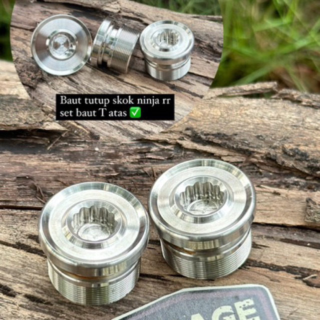 BAUT TUTUP SKOK NINJA RR SET BAUT T ATAS STENLISH DETAIL