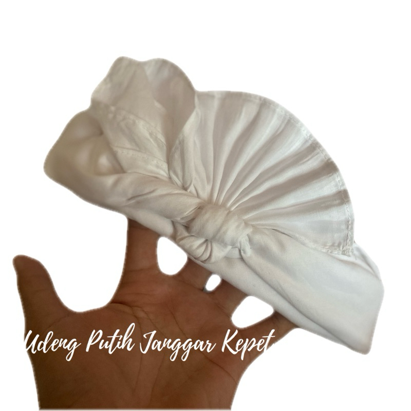 udeng kepet putih X udeng kepet putih belah 2