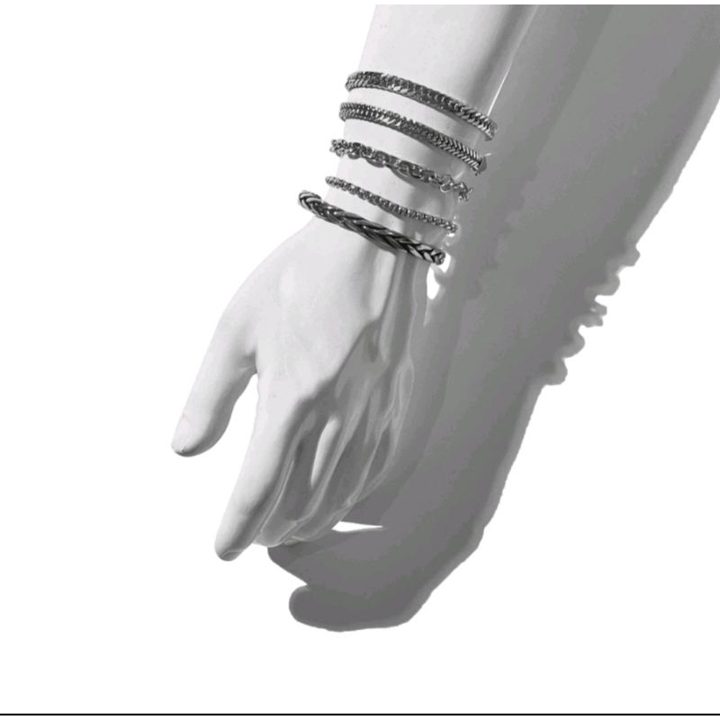 GELANG RANTAI TITANIUM GELANG FASHION PRIA MACHO KEREN GELANG PRIA