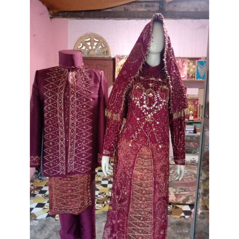 Baju Pengantin Minang Padang Koto Gadang