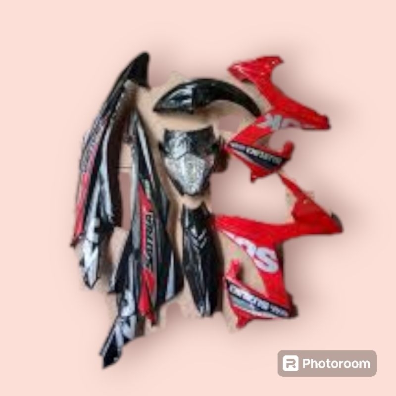 BODY HALUS SATRIA FU FACELIFT MERAH HITAM