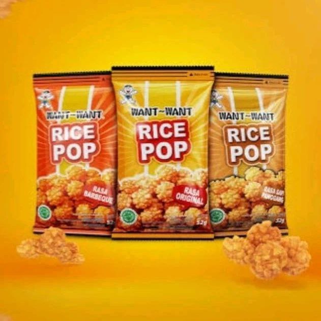 

Want want rice pop kraker beras 52gr import