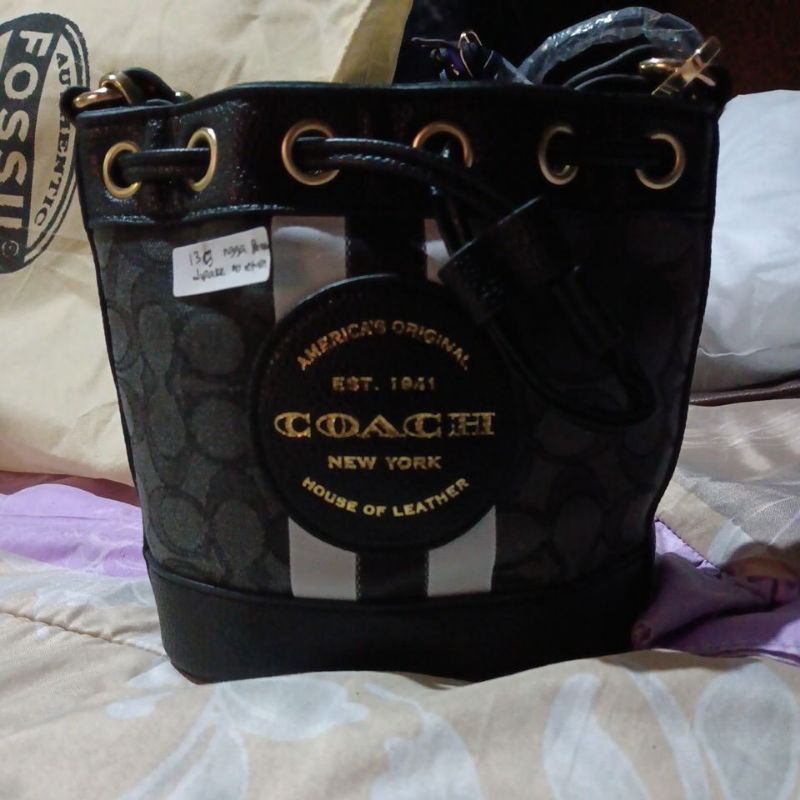 COACH SLING BAG BLACK SERUT