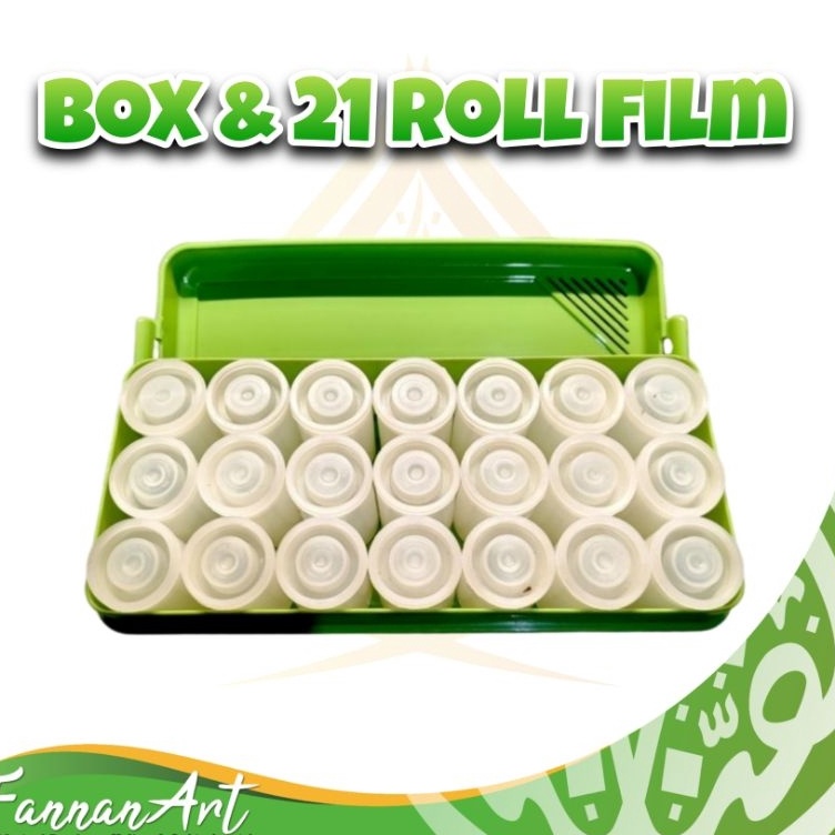 

ART V4F2 ROL SET BOX LIONSTAR WADAH TEMPAT CAT KALIGRAFI MUSHAF DEKORASI 21ROL DAN 1BOX