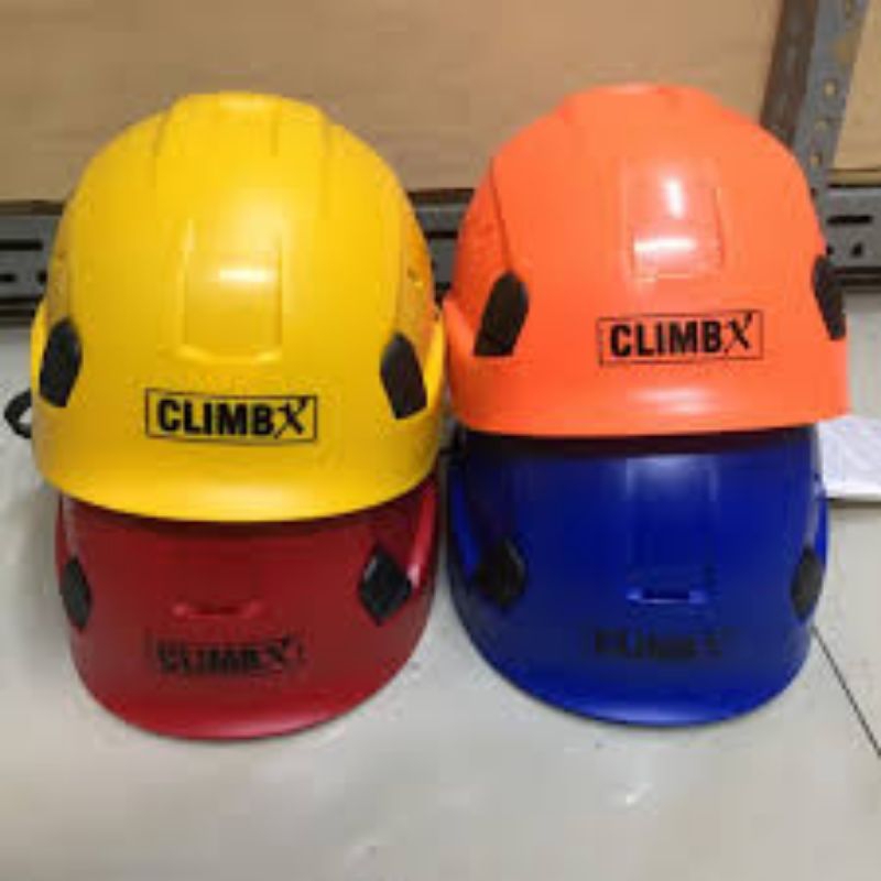 Helm Safety Climbx/Safety Climbing/Helm Climbing/Olahraga Outdoor/Panjat Tebing/Helm Safety