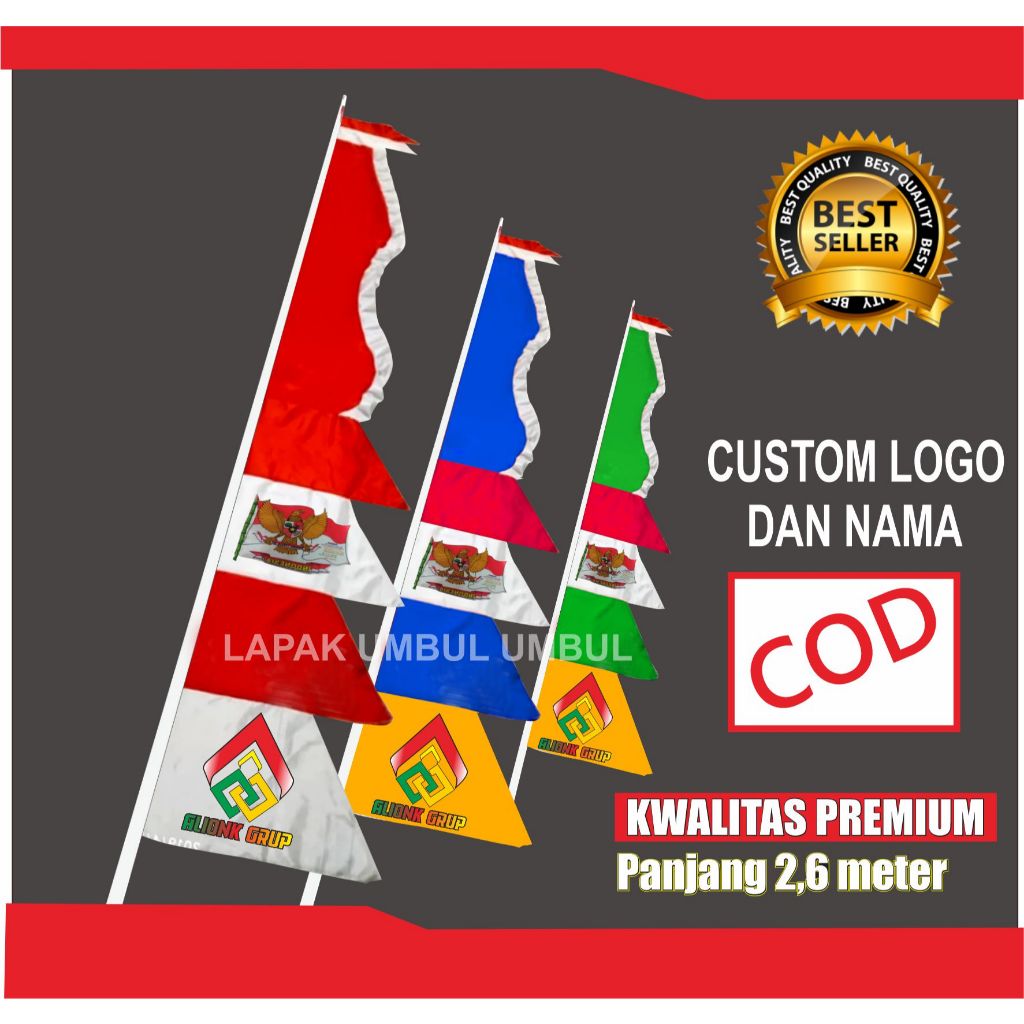 umbul umbul custom model kuda laut /umbul umbul custom