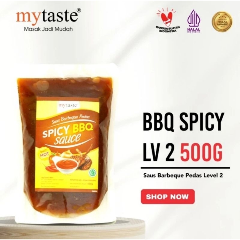 

My Taste Spicy Hot Barbeque Sauce / saus BBQ pedas level 2 500 gram