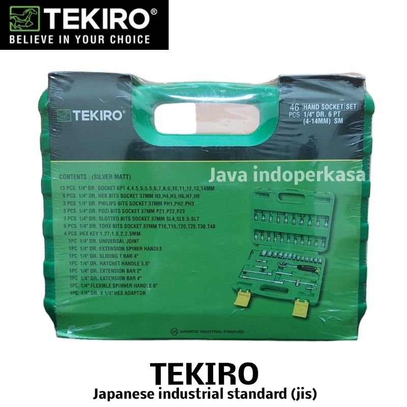 TEKIRO SC-SE0620 kunci shock set 46 pcs