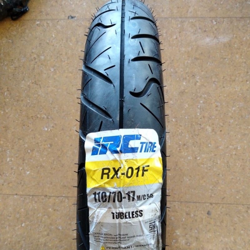 Ban Luar Tubles IRC Ring 17 110 70 RX01F Ban Motor IRC Tire 110/70-17 RX 01-F Ring17 Tubeless Road W