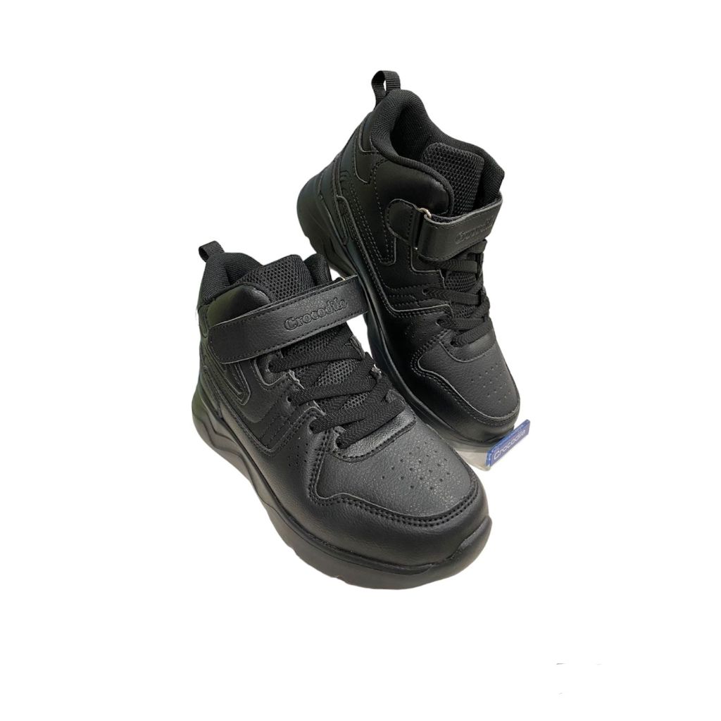 crocodile sepatu sekolah anak .Sl.226.47 black