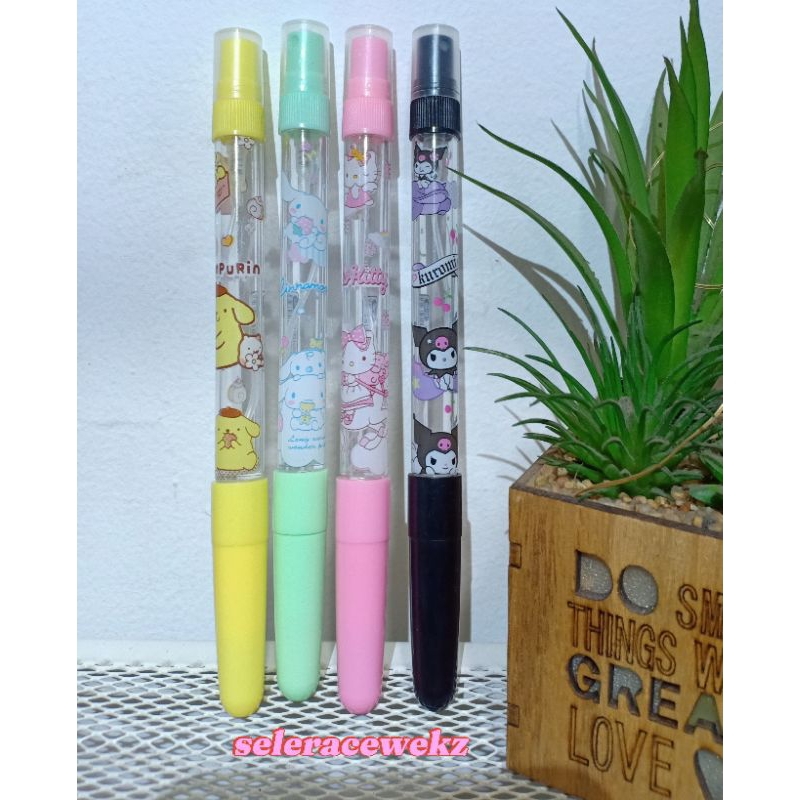 

Pulpen Spray Sanrio / Pulpen Parfume Anak Motif Kartun Sanrio