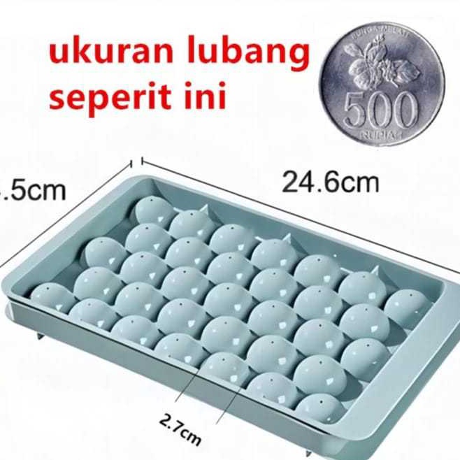 TERMURAH Cetakan Jelly Bulat Jumbo 33 Lubang  Cetakan Es Bulat Jumbo 33 Cube