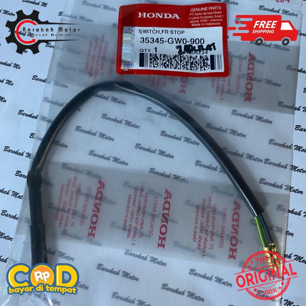 SWITCH REM KIRI BELAKANG ORIGINAL AHM HONDA BEAT VARIO BEAT FI SPACY SCOOPY (35345-GWO-900)