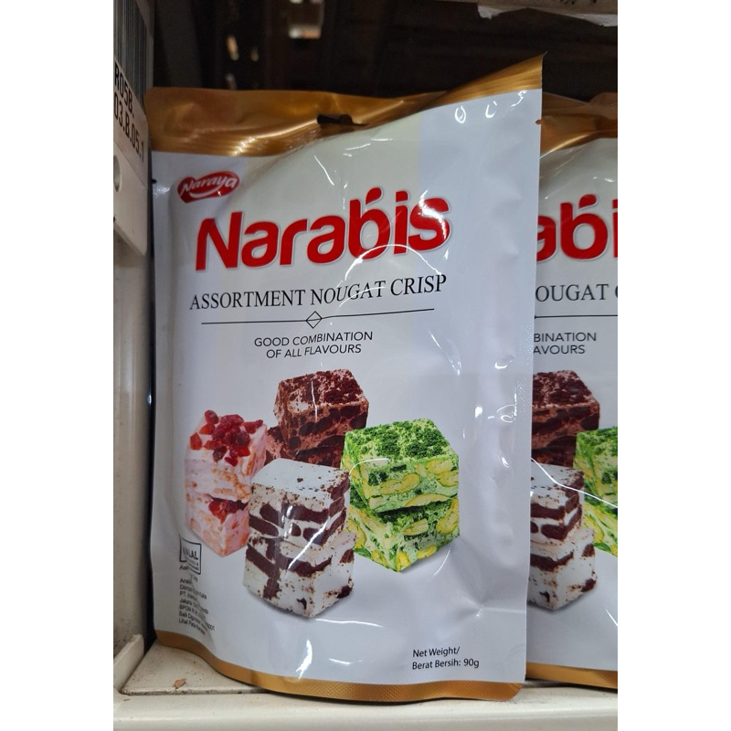 

NARABIS Nougat Crisp assortment 90gram