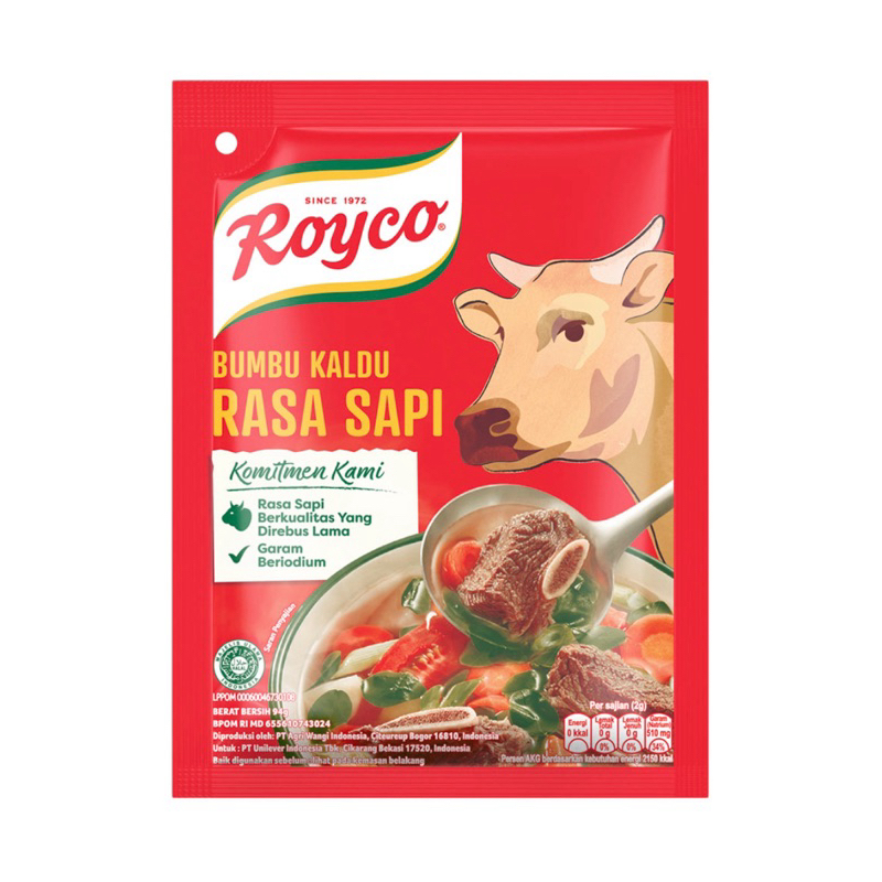 

Royco bumbu kaldu penyedap rasa sapi 94 gr