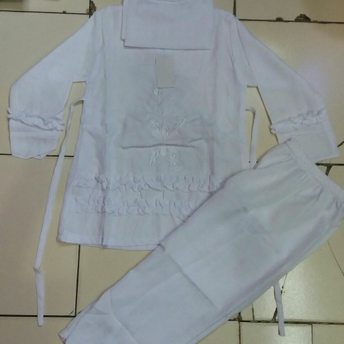 Promo Terbaru Setelan Muslim Tpa Anak Perempuan / Setelan Muslim Baby Doll / Seragam Muslim Anak Tk