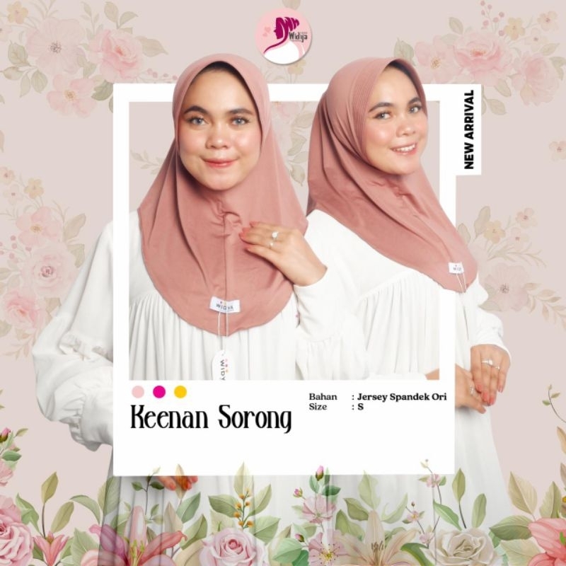 Kerudung Instan Jersey Pad Keenan S By Widya