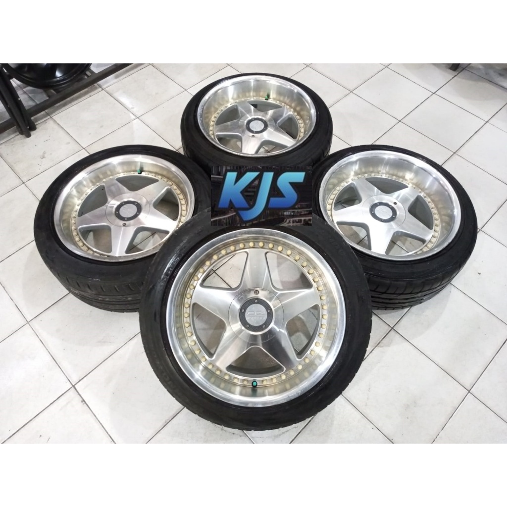 Velg Racing Celong Bekas R17 OZ Futura Pcd 5x100 5x114 Ban 215/55 R17 Buat Camry Innova HRV Accord p