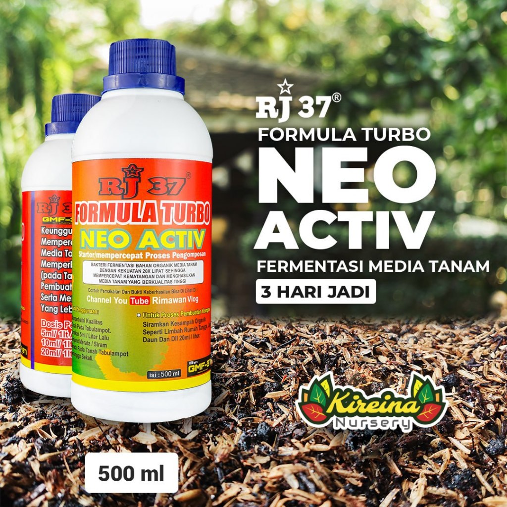 RJ 37 Neo Activ 500 ml - Formula Turbo Fermentasi 3 Hari