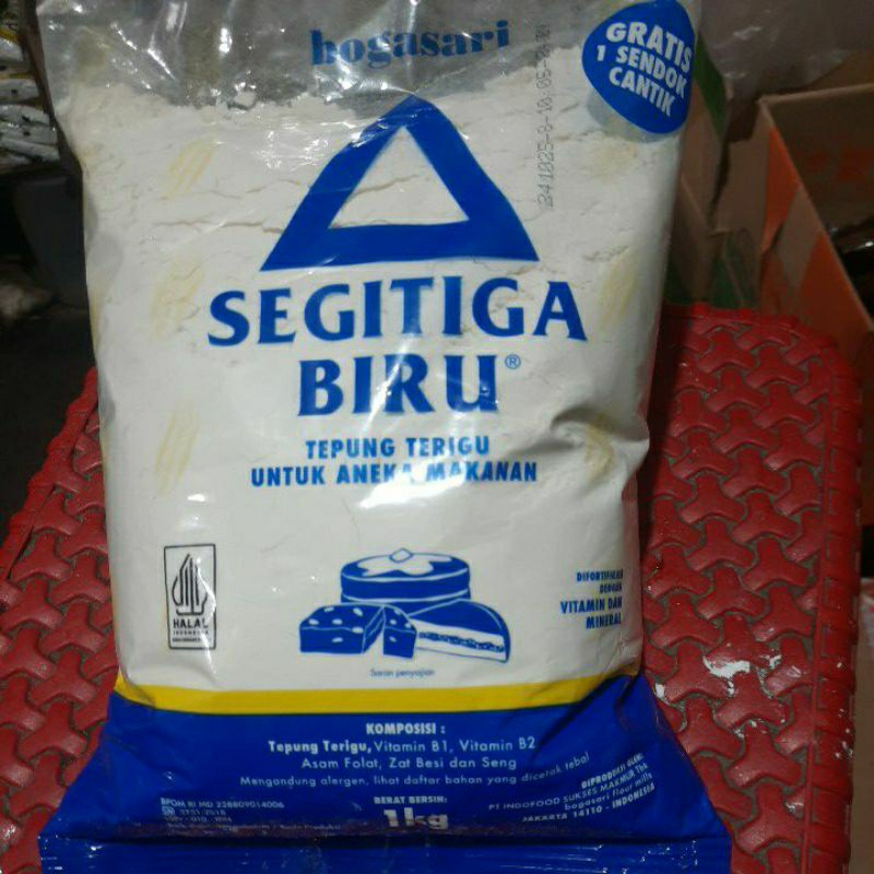 

Tepung segitiga biru 1kg exp 2025