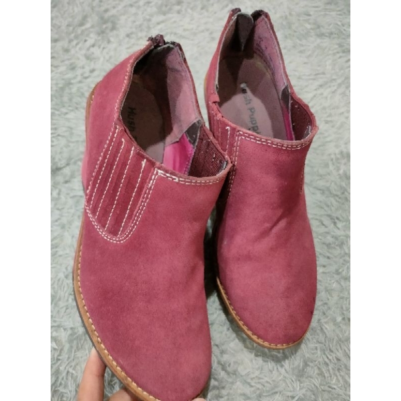 Hush Puppies Boots Maroon