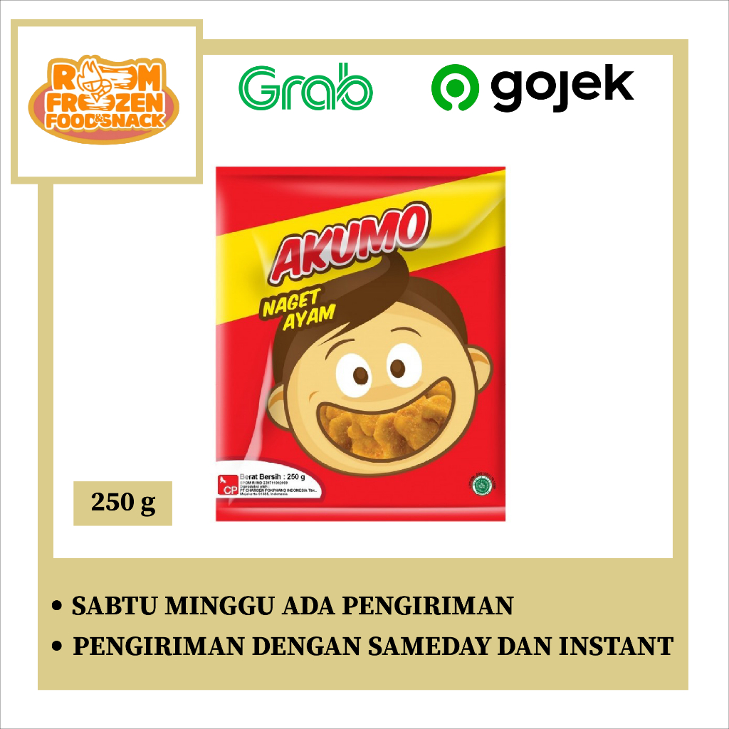 

Akumo Nugget Ukuran 250 Gram