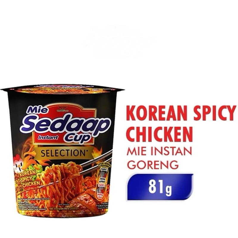 

Sedaap cup Korean Spicy Chicken