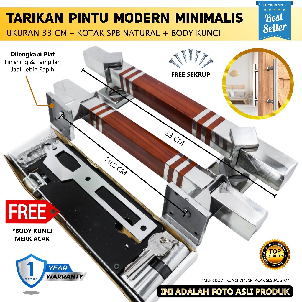 paket 2 handle pintu rumah set kunci tarikan gagang pintu rumah minimalis handle pintu tarikan pintu