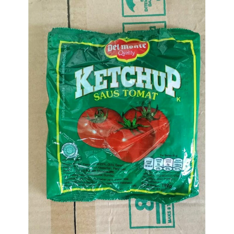 

Del monte saus tomat sachet 8 gr