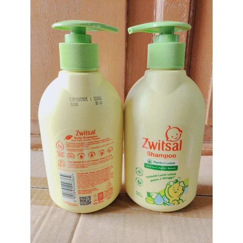 zwitsal pump 300ml sampo shampo bayi
