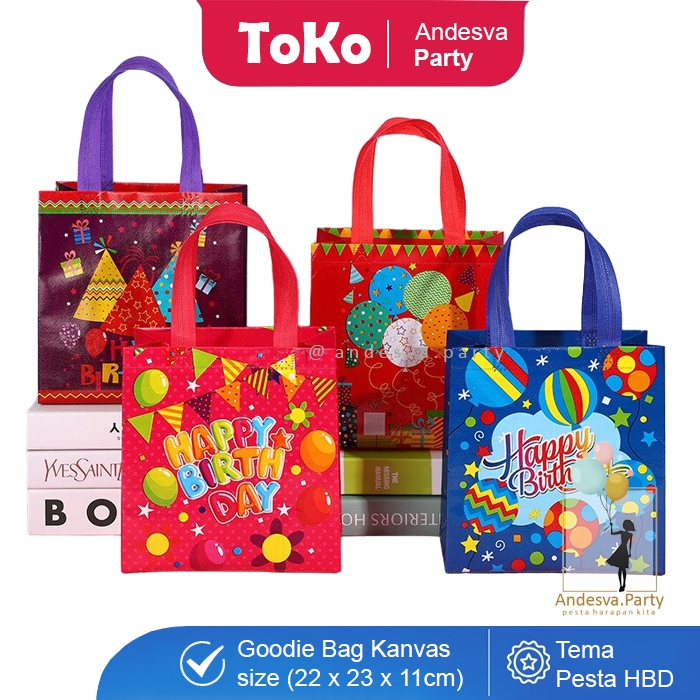 

Tas Ulang Tahun Happy Birthday / Goodie Bag Tas Ulang Tahun / tas Souvenir -s