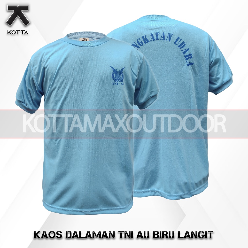 KAOS DALAMAN PDH TNI AU - KAOS PDH TNI AU - KAOS AU TERBARU - KAOS KATUN TNI AU - KAOS DALAMAN TNI A