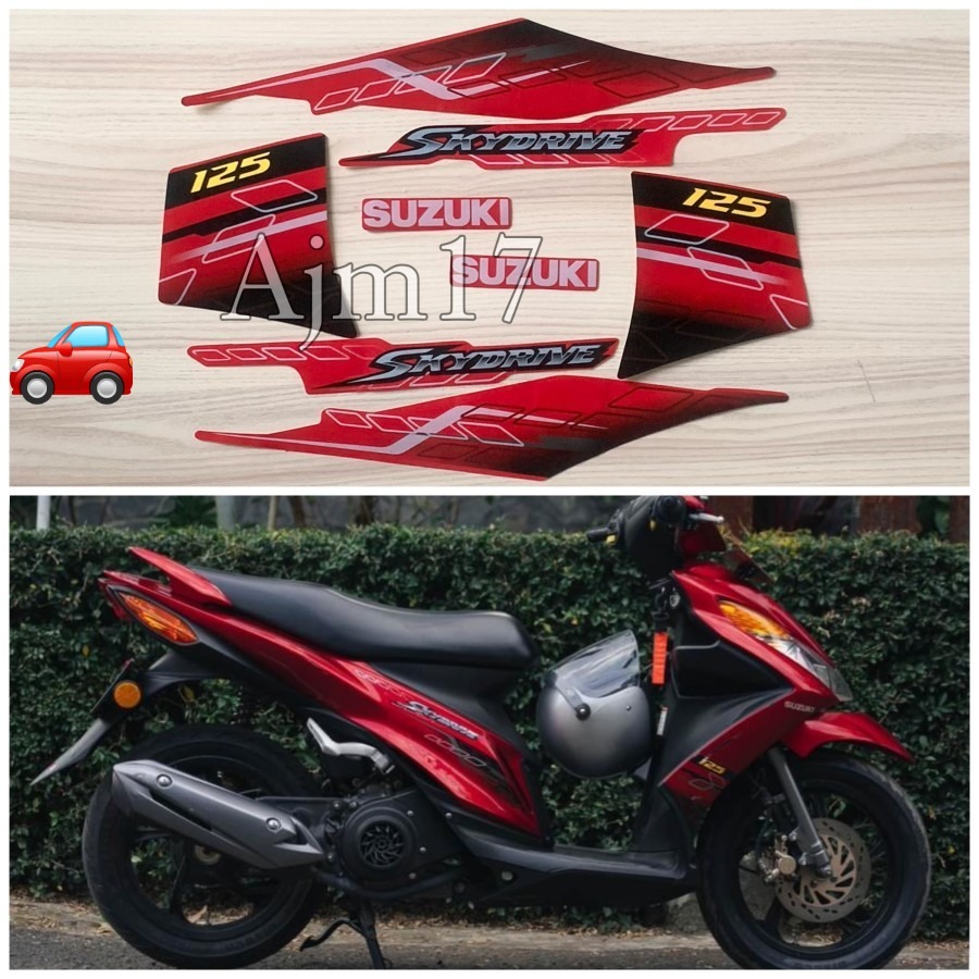 STIKER STRIPING MOTOR SKYDRIVE