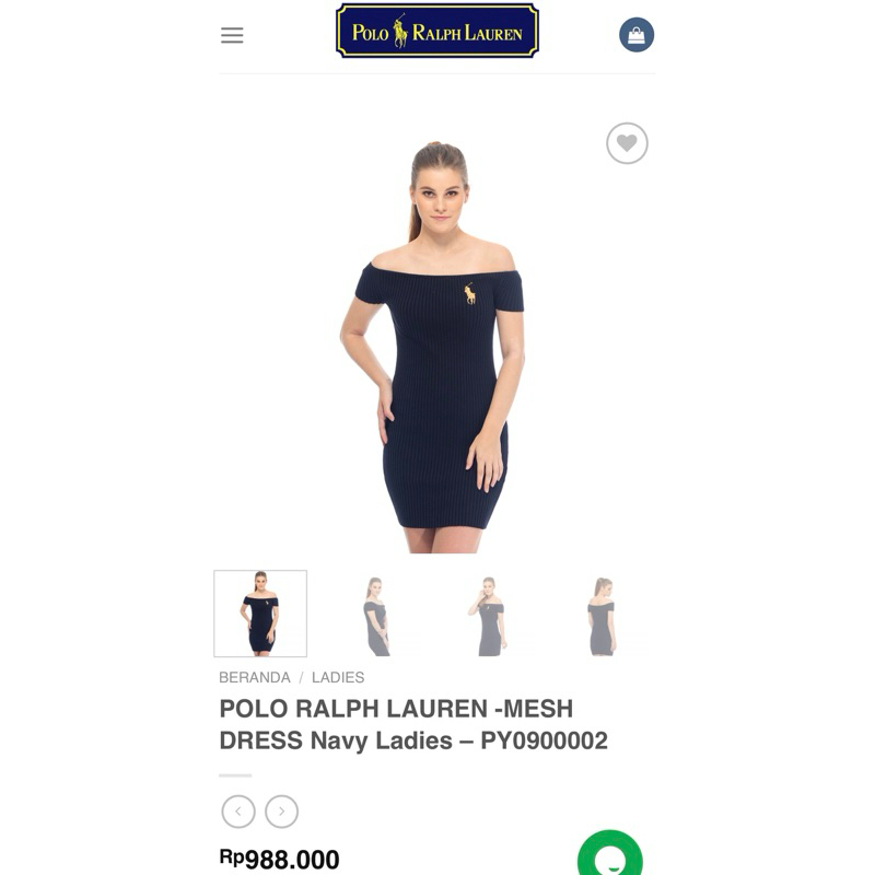 Dress Polo Ralph Lauren Original