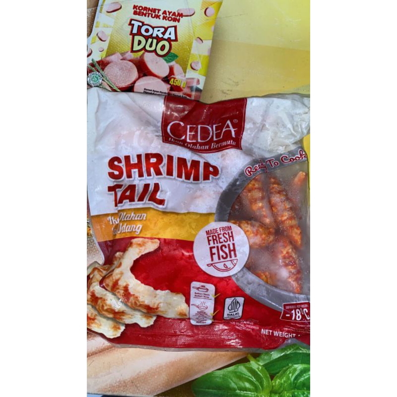 

Cedea Shirmp tail ikan olahan rasa udang 450gram