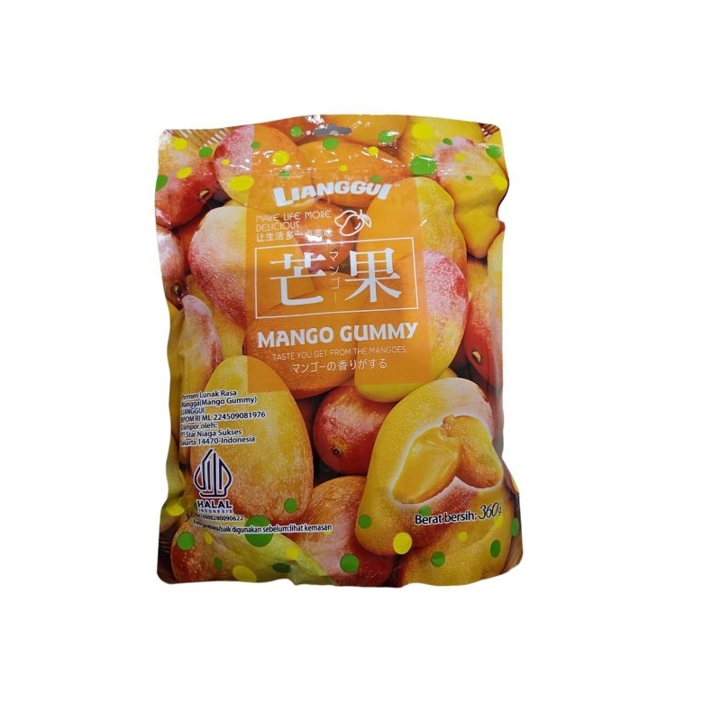 

Lianggui Mango Gummy 360gr