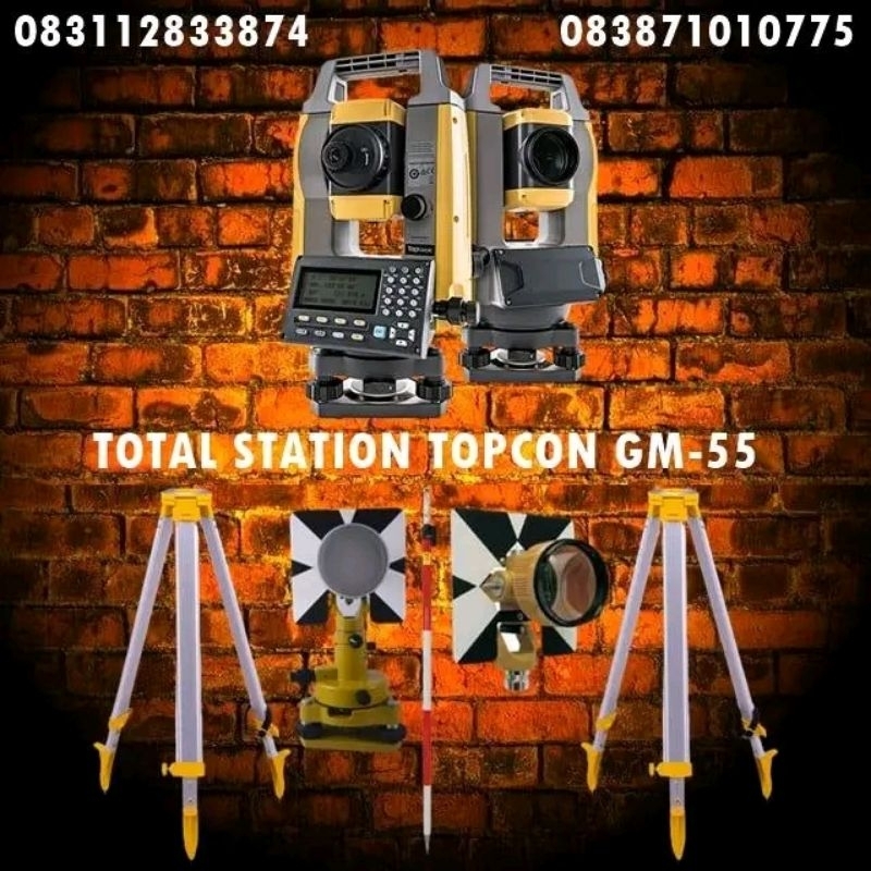 Total Station Topcon GM–55 Baru