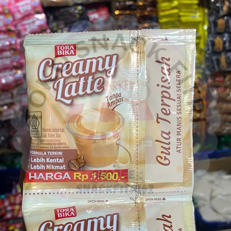 

KOPI TORABIKA CREAMY LATTE ISI 10PCS