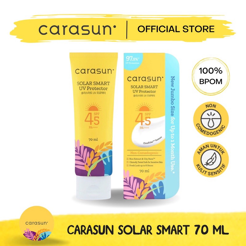 Carasun 70ML Solar Smart UV Protector SPF 45 PA++++ Sunscreen