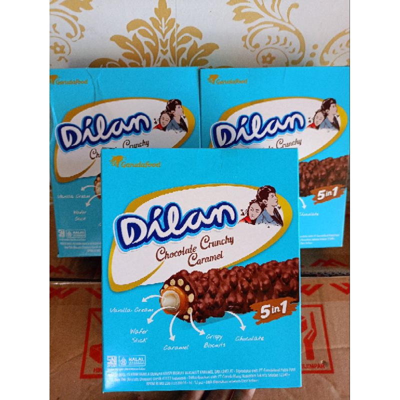 

PROMO DILAN chocolate Crunchy Caramel (isi 12pcs)