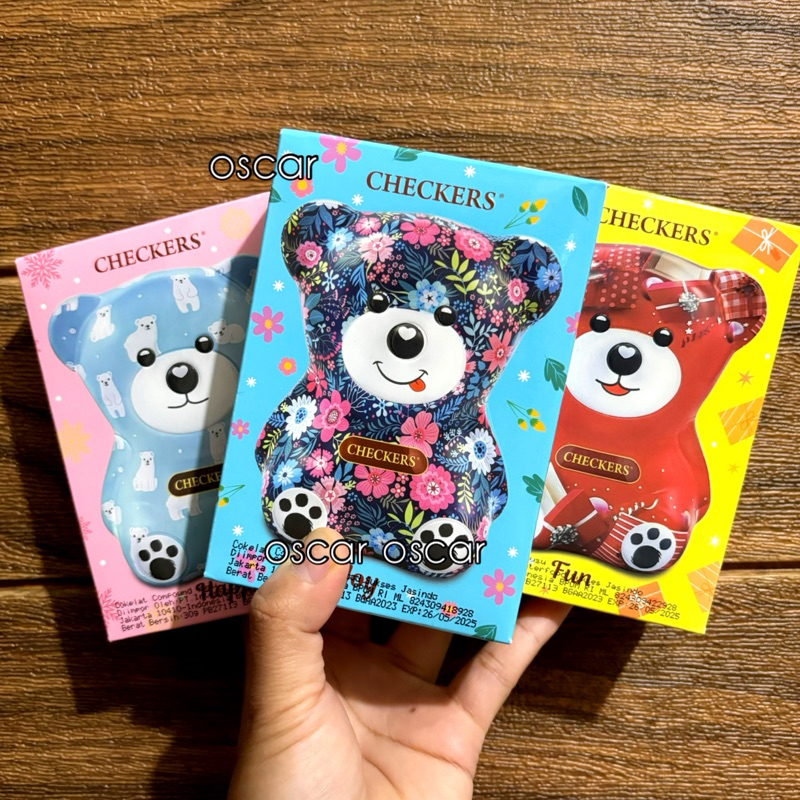 

Checkers Milk Compound Chocolate 50g box HAPPY BEAR