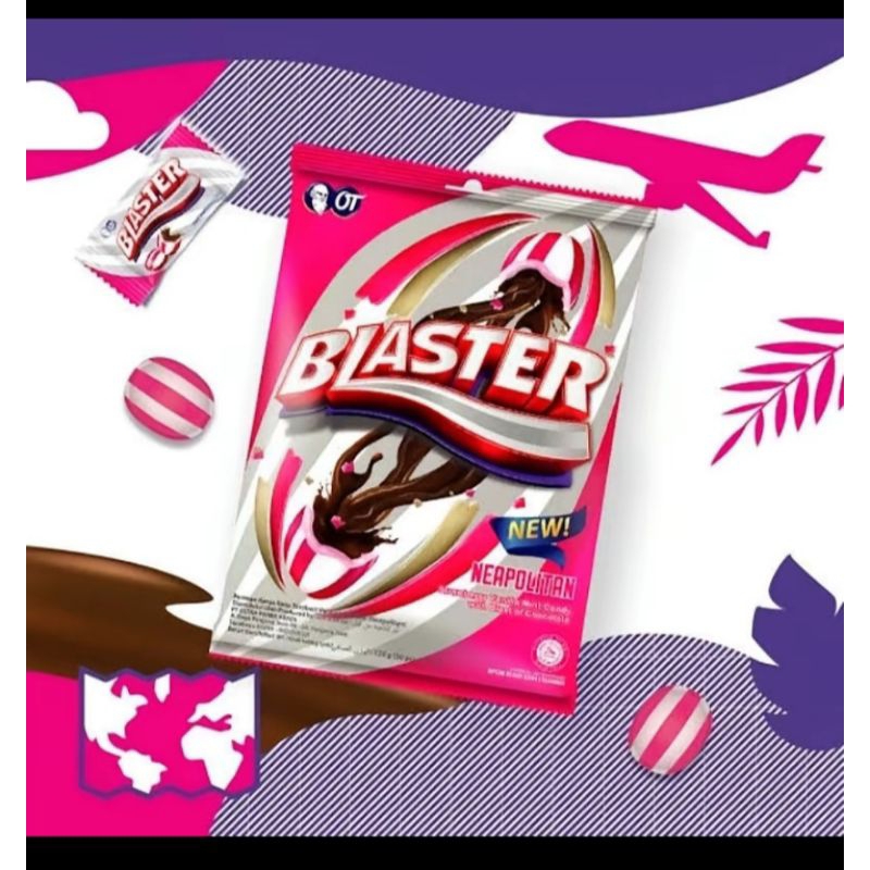 

50 Pcs Permen Blaster Sax isi Coklat