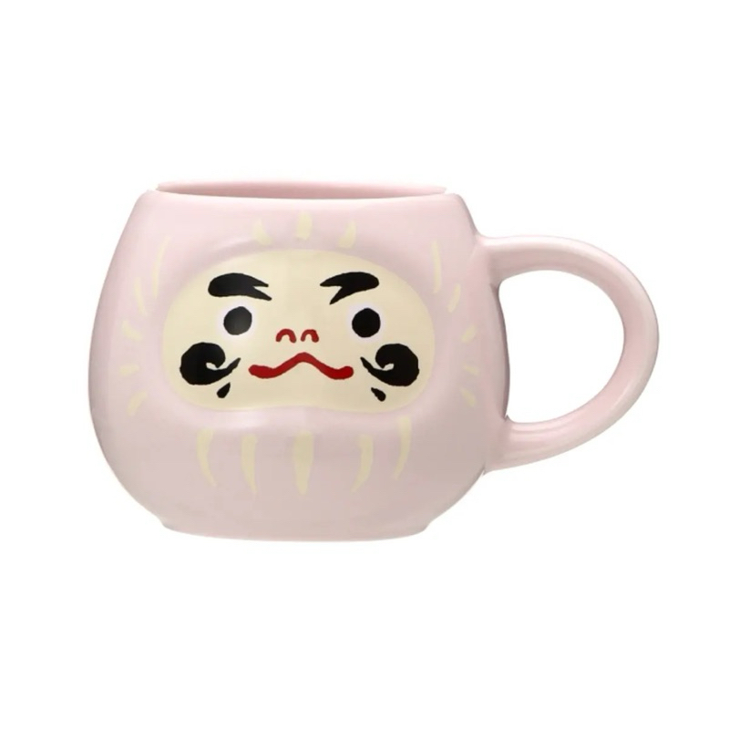 Starbucks Japan Daruma Mug Pink 2020 RAREE