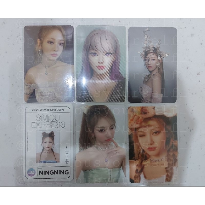 WTS PC Official Ningning AR clip P.O.S ver, Ningning synk dive, Ningning synk dive lenti, Ningning s