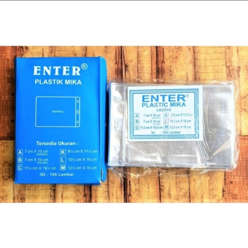 

Plastik Bed / Plastik Name Tag Seminar 10.5 x 16 cm Enter