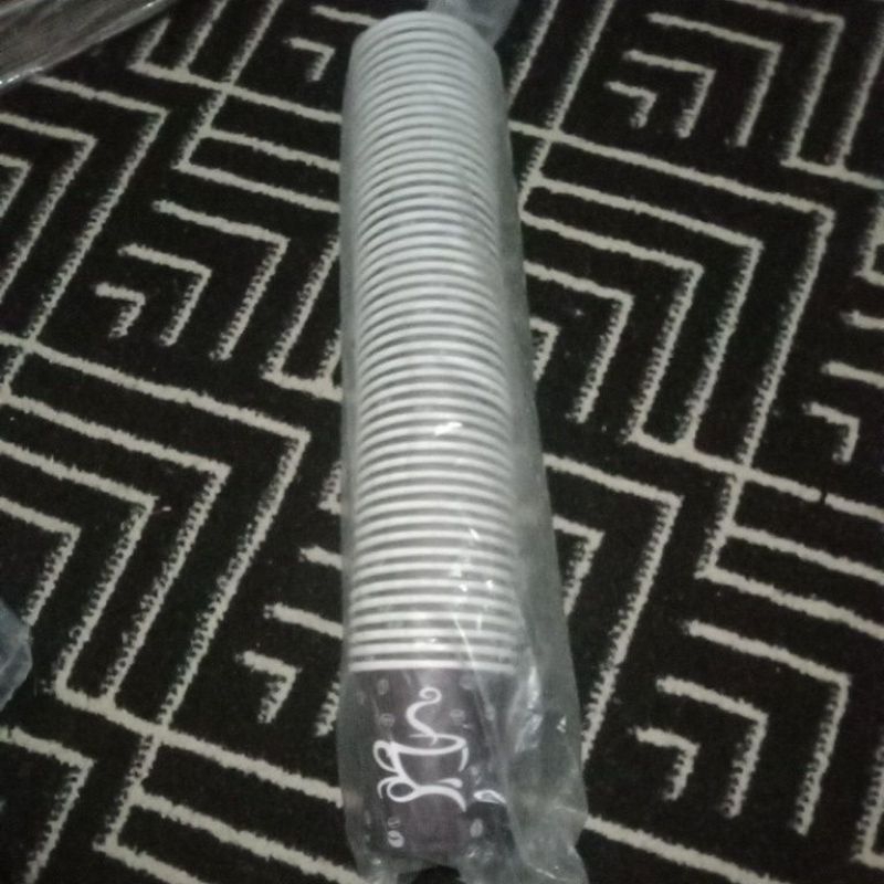 Gelas Kopi Kertas 6,5 Oz Motif / Paper Cup Motif Gelas Kopi Tahan Panas Air Panas