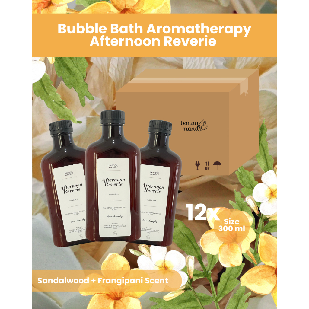 Dozen Set Bubble Bath Afternoon Reverie 300 ml Teman Mandi | Sabun Mandi Busa Berendam Main Aroma Sa