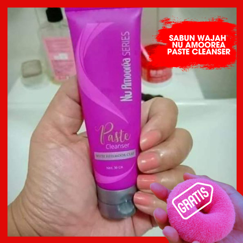 Nu Amoorea Pasta Cleanser Nuamoorea Paste Sabun Pembersih Pemutih Kulit Wajah Flek Hitam Jerawat
